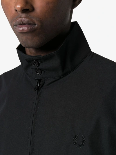 Fred Perry Harrington Bomber Jacket In Black