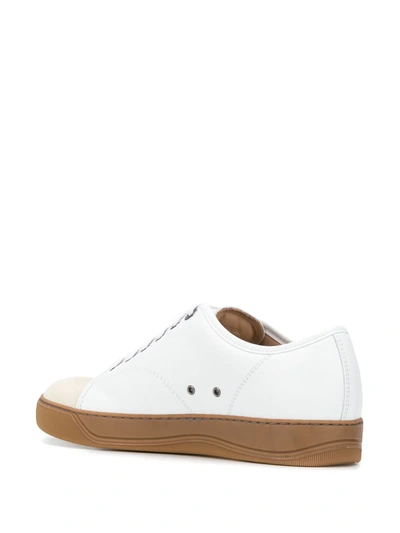 Shop Lanvin Dbbi Low-top Sneakers In White