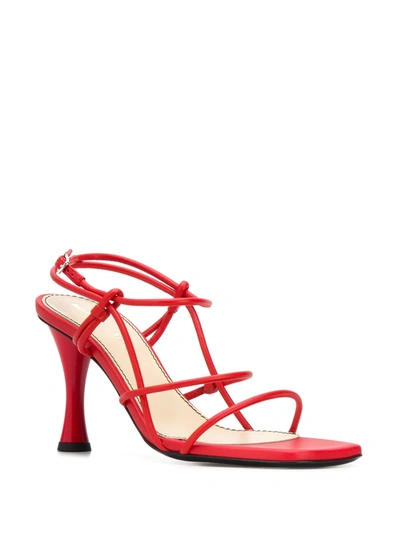 Shop Proenza Schouler Strappy High Heel Sandals In Red