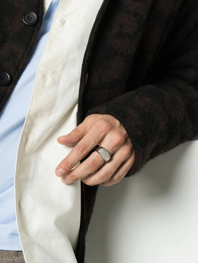 Tom Wood Sterling Silver Ice Band Ring In Silver