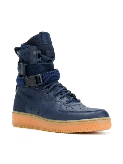 Shop Nike Sf Air Force 1 Sneakers In Blue