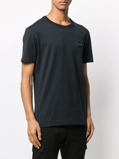 Dolce & Gabbana Men's Cotton Crew-neck T-shirt In Black