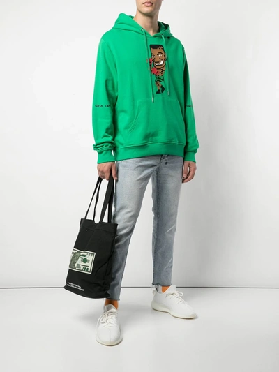 Mostly Heard Rarely Seen 8-bit Knock Out Hoodie In Green