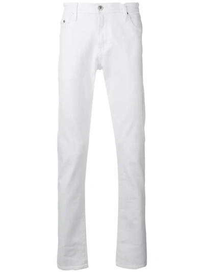 Shop Ag Straight Leg Jeans In White