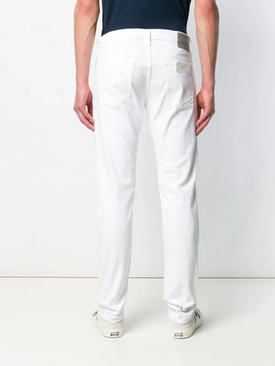 Shop Ag Straight Leg Jeans In White