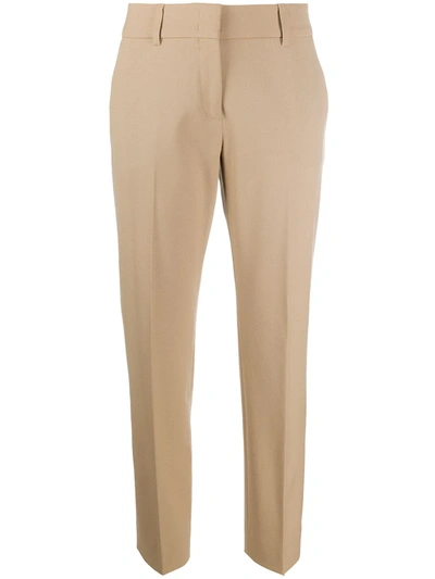 Shop Piazza Sempione High-waisted Trousers In Neutrals