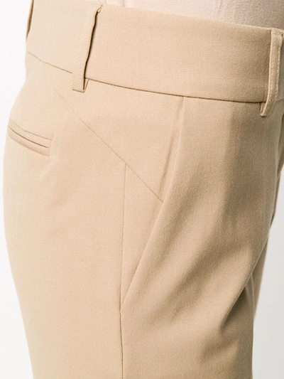 Shop Piazza Sempione High-waisted Trousers In Neutrals