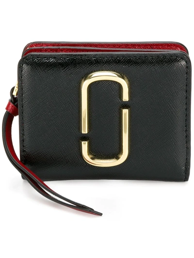 Shop Marc Jacobs Snapshot Zip Around Wallet In Black