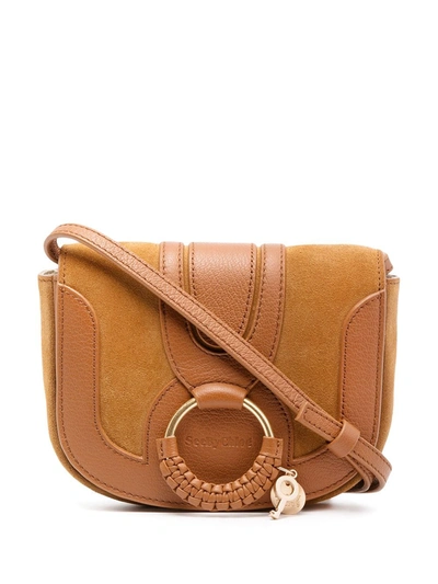 Shop See By Chloé Hana Leather Cross Body Bag In Brown