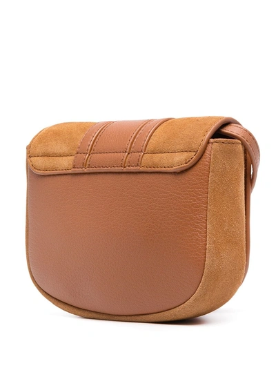 Shop See By Chloé Hana Leather Cross Body Bag In Brown