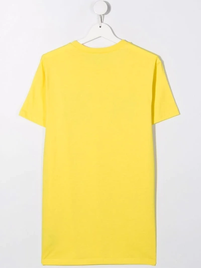 Shop N°21 Logo-print T-shirt In Yellow