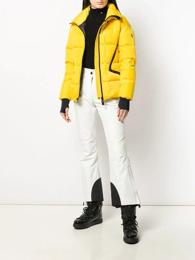 Moncler Padded Gore-tex Ski Trousers In White