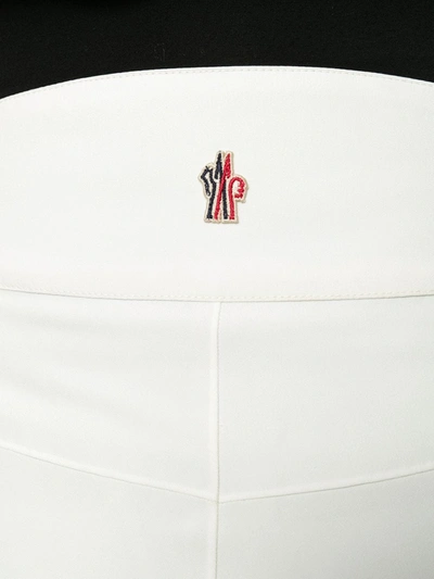 Moncler Padded Gore-tex Ski Trousers In White