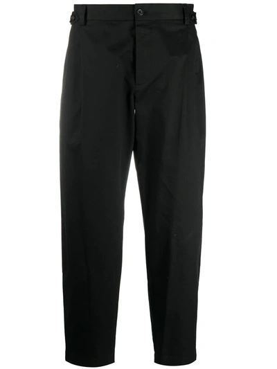 Shop Dolce & Gabbana Tailored Cropped Trousers In Black