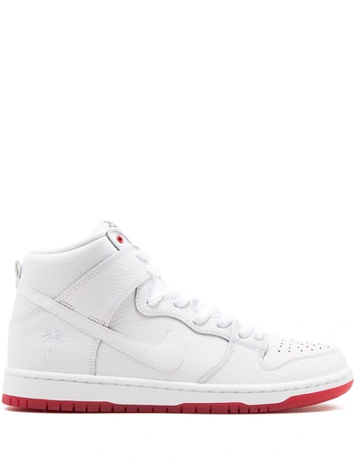 Shop Nike Sb Zoom Dunk High Pro "kevin Bradley" Sneakers In White
