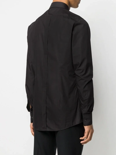 Shop Dolce & Gabbana Classic Plain Shirt In Black