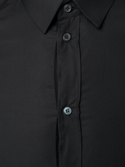 Shop Dolce & Gabbana Classic Plain Shirt In Black