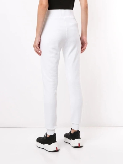 Shop Karl Lagerfeld Address Logo Track Pants In White