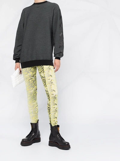 Off-white Arrow Motif Sweatshirt In Black
