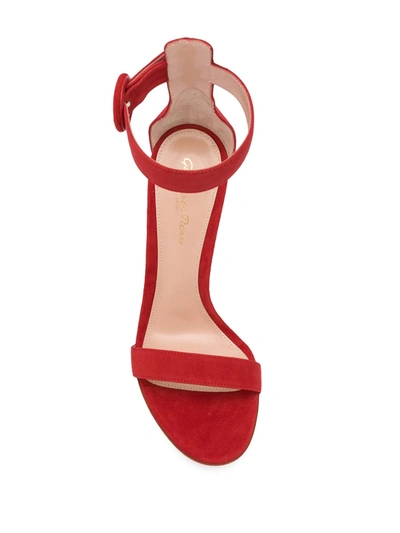 Shop Gianvito Rossi Portofino 105mm Sandals In Red
