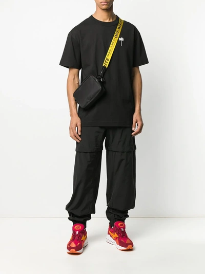 Shop Off-white Arrows Layered Track Pants In Black