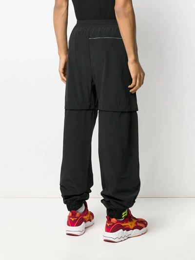 Shop Off-white Arrows Layered Track Pants In Black