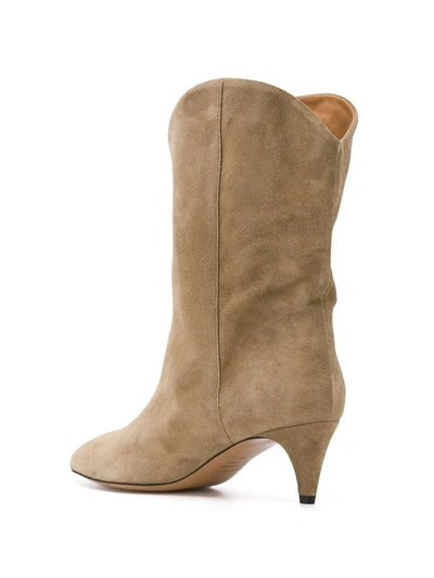 Shop Isabel Marant Cowboy Boots In Brown