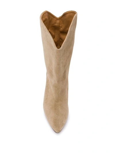 Shop Isabel Marant Cowboy Boots In Brown