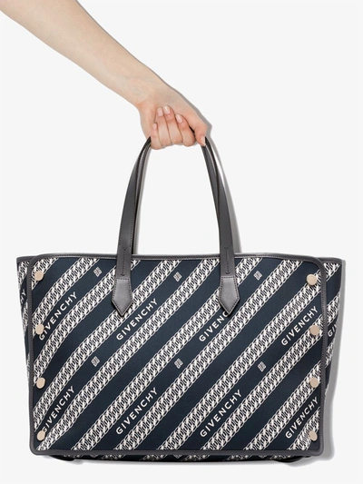 Shop Givenchy Medium Bond Tote Bag In Blue