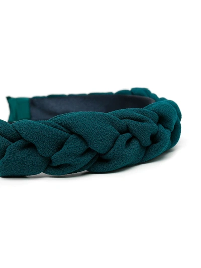 Shop Hucklebones London Plait Hairband In Green