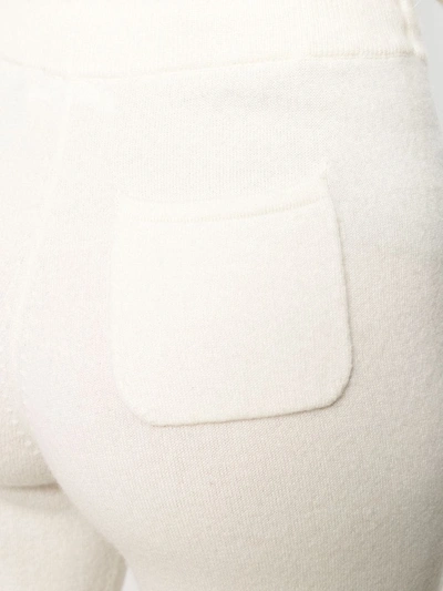 Chinti & Parker Heritage Stripe Knitted Track Pants In Neutrals