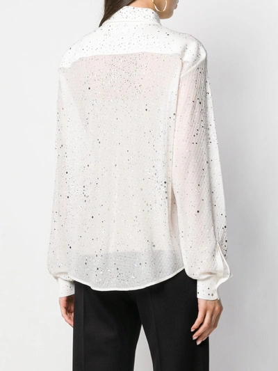 Shop Givenchy Embellished Shirt In White