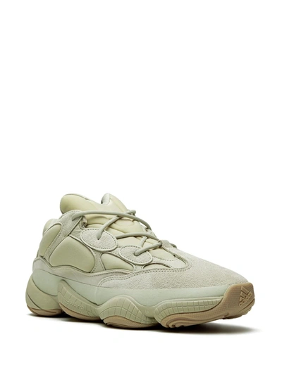 Adidas Originals Yeezy 500 "super Moon Yellow" Sneakers In White