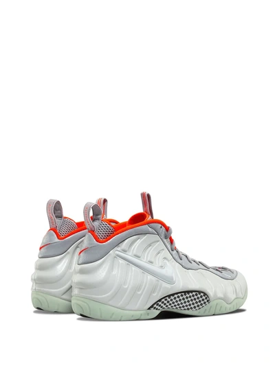 Shop Nike Air Foamposite Pro Prm "pure Platinum" Sneakers In Grey