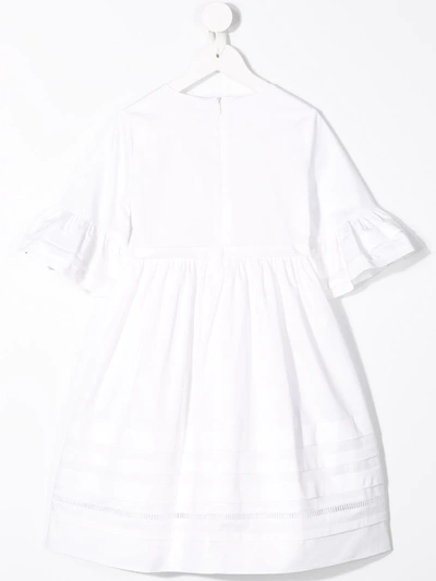 Shop Il Gufo Relaxed Fit Dress In White