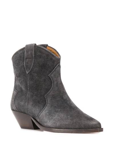 Shop Isabel Marant Dewina Ankle Boots In Grey