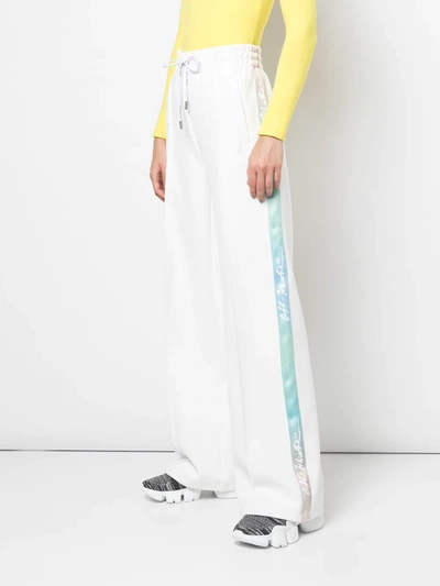 Shop Off-white Side Panelled Track Pants In White