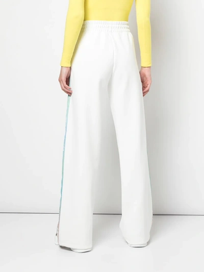 Shop Off-white Side Panelled Track Pants In White