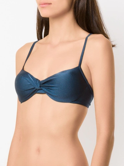 Lygia & Nanny Cassis Bikini Top In Blue