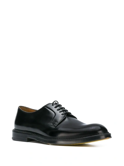 Doucal's Horse Derby Shoes In Black