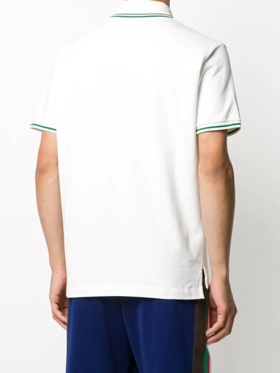 Shop Gucci Short-sleeve Polo Shirt In White