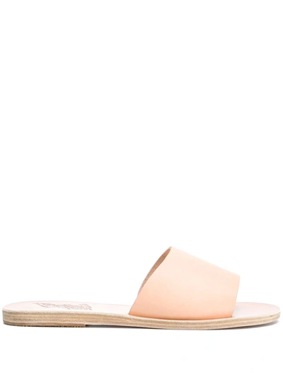 Shop Ancient Greek Sandals Taygete Flat Sandals In Neutrals