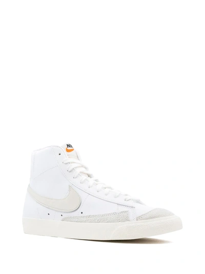 Shop Nike Blazer Mid 77 Vintage "light Bone" Sneakers In White
