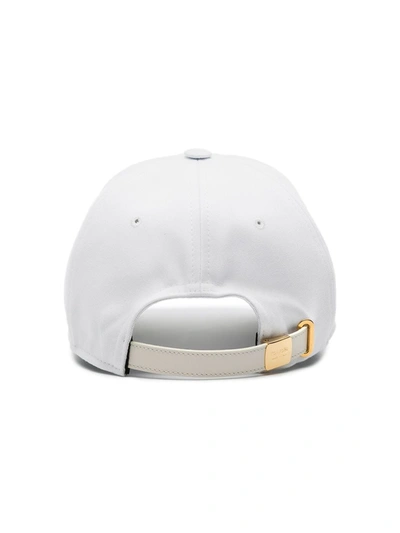 Shop Tom Ford Logo-plaque Baseball Cap In Weiss