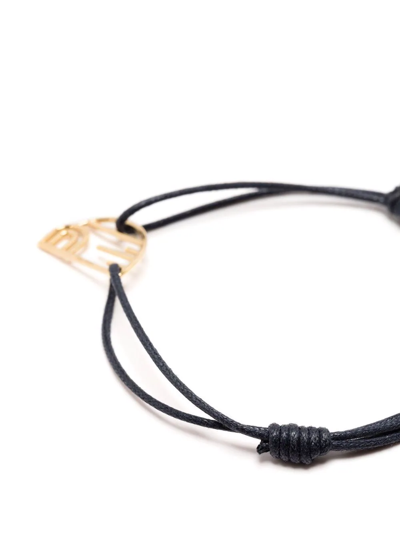 Shop Aliita 9kt Gold Igloo-charm Bracelet In 黑色