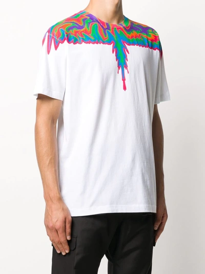 Shop Marcelo Burlon County Of Milan Psychedelic Wings T-shirt In White