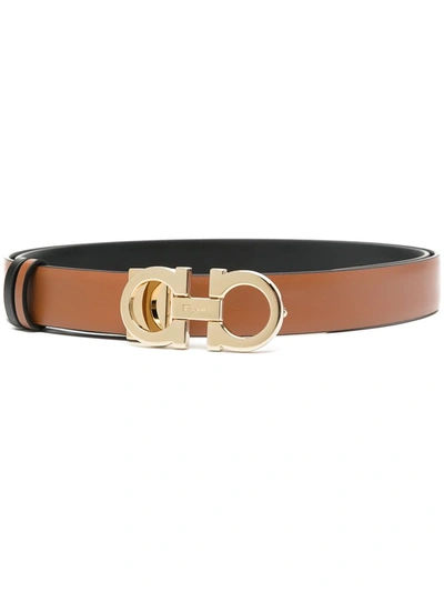 Ferragamo top belt tan