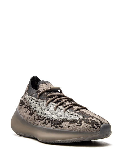 Shop Adidas Originals Yeezy Boost 380 "stone Salt" Sneakers In Brown