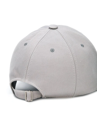 Shop Thom Browne Twill 6-panel Baseball Cap In Grey