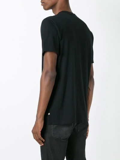 Shop James Perse Crew Neck Shortsleeved T-shirt In Black